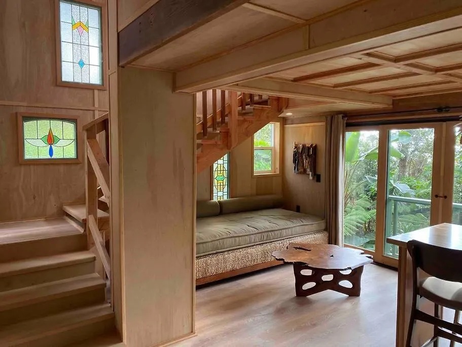 Ferienhaus Romantic Cabin Treehouse In Hawaii Cloud Forest Kailua-Kona USA