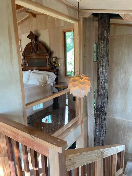 بيت للعطل Romantic Cabin Treehouse In Hawaii Cloud Forest كايلو كونا الولايات المتحدة الأمريكية