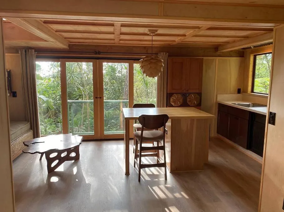 Romantic Cabin Treehouse In Hawaii Cloud Forest كايلو كونا الولايات المتحدة الأمريكية